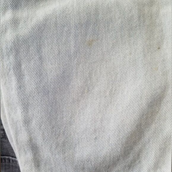 Vintage Chic 70s High Rise Straight Leg Light Wash Blue 5 Pocket Jeans - Picture 7 of 8